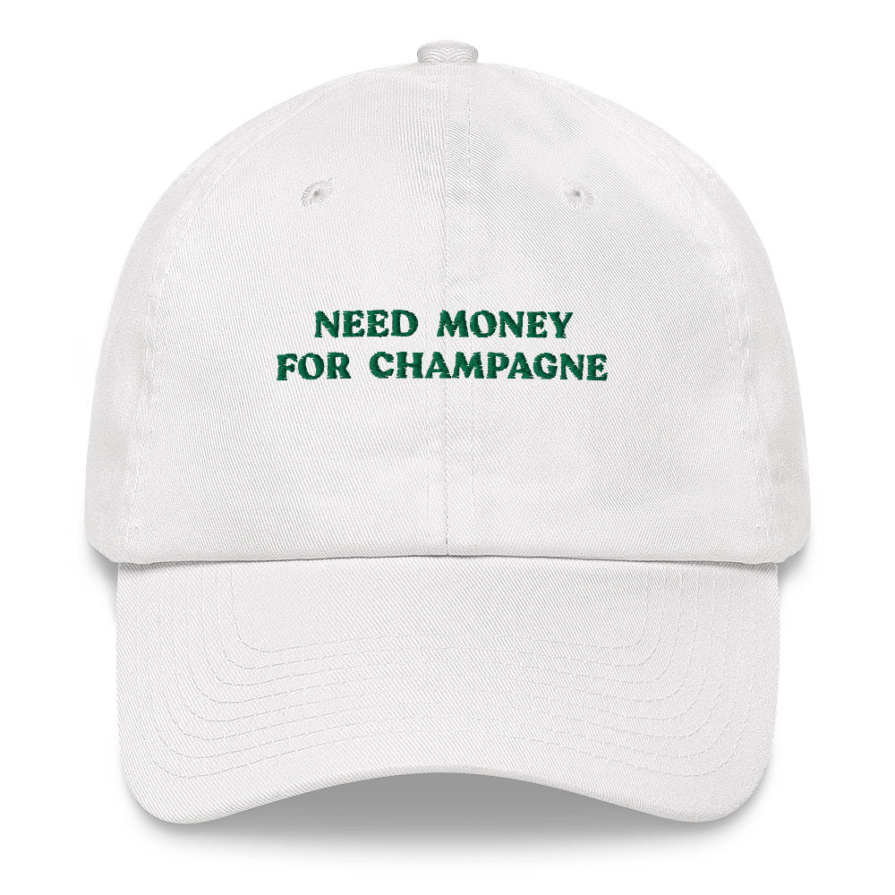 Need Money for Champagne Cap - The Refined Spirit