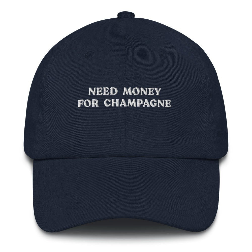 Need Money for Champagne Cap - The Refined Spirit