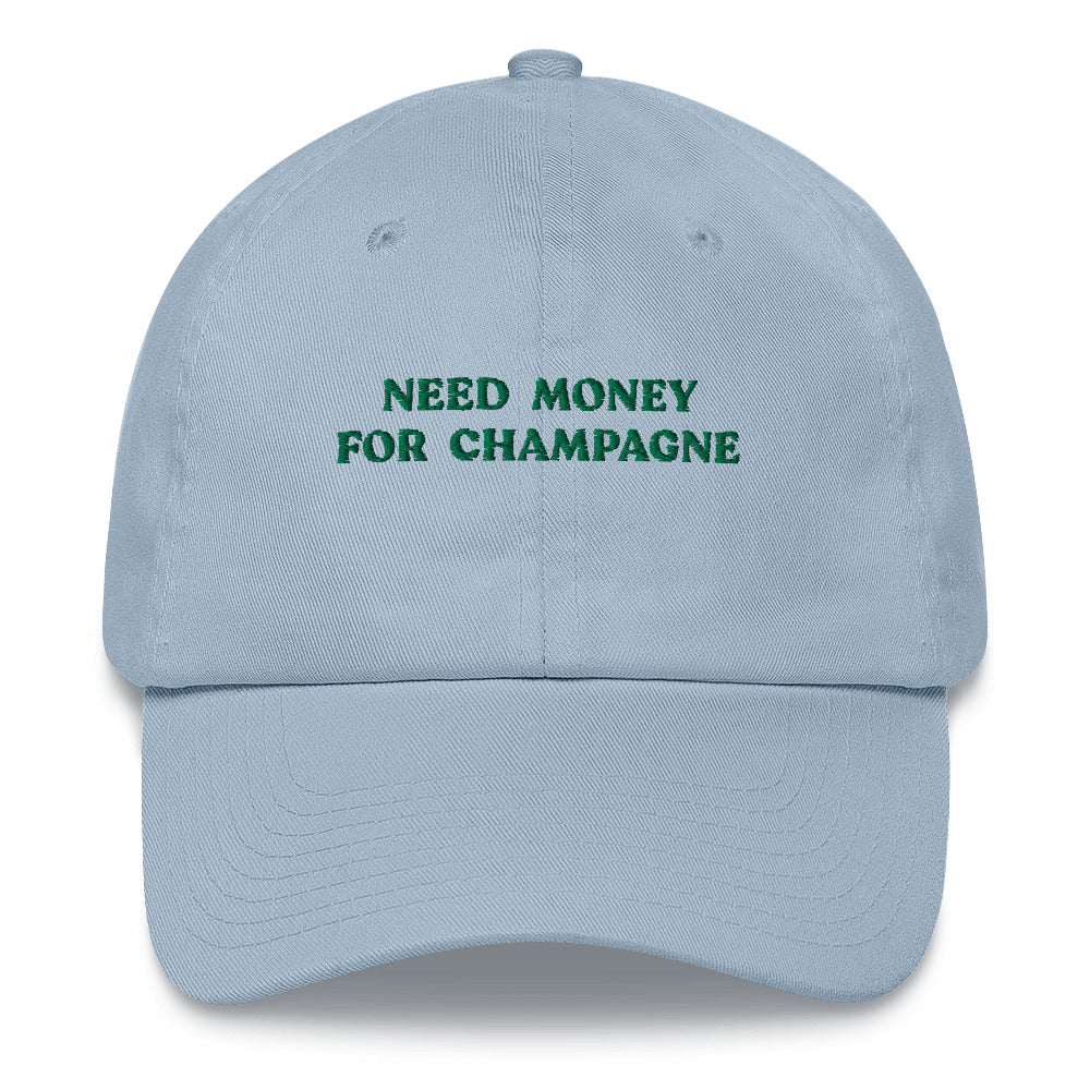 Need Money for Champagne Cap - The Refined Spirit