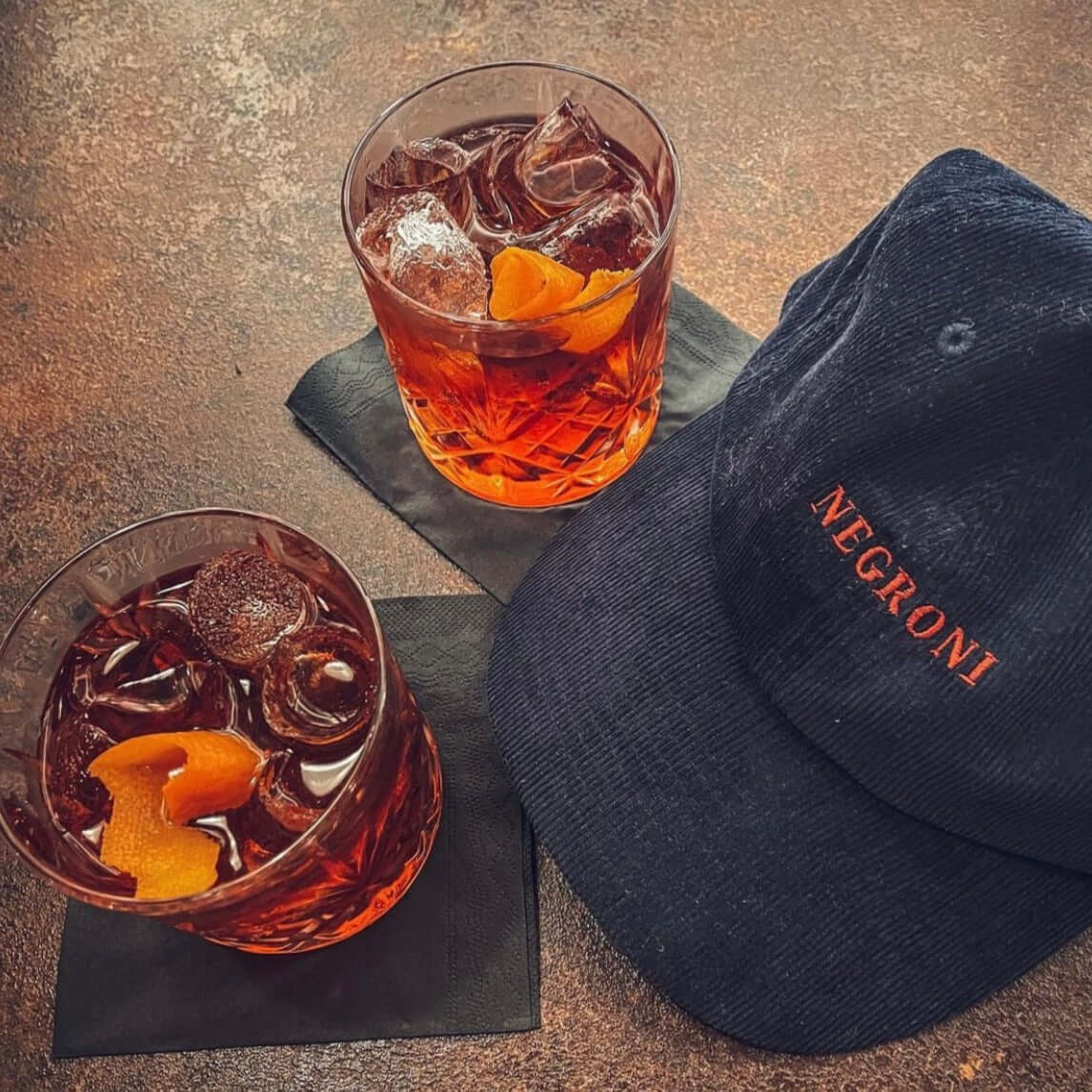 Negroni - Corduroy Cap - The Refined Spirit