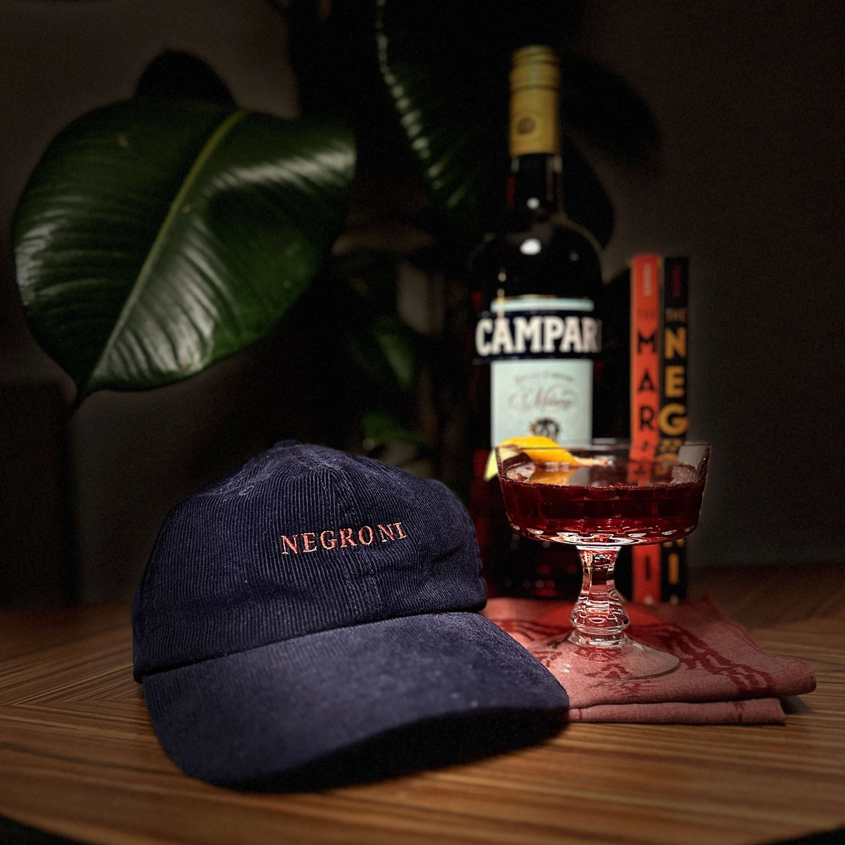 Negroni - Corduroy Cap - The Refined Spirit