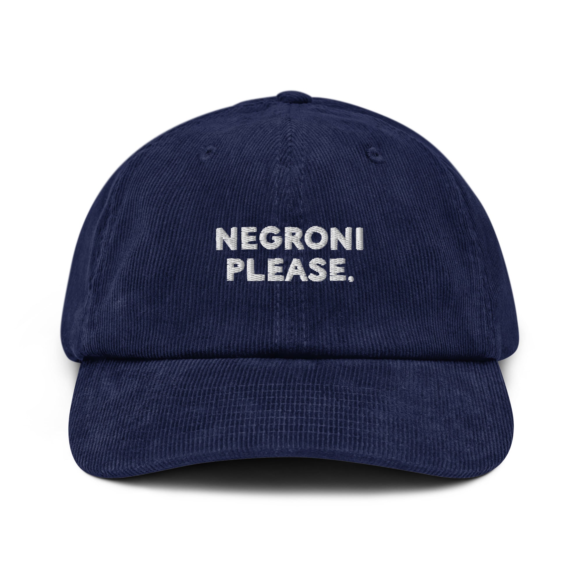 Negroni Please - Corduroy Cap - The Refined Spirit