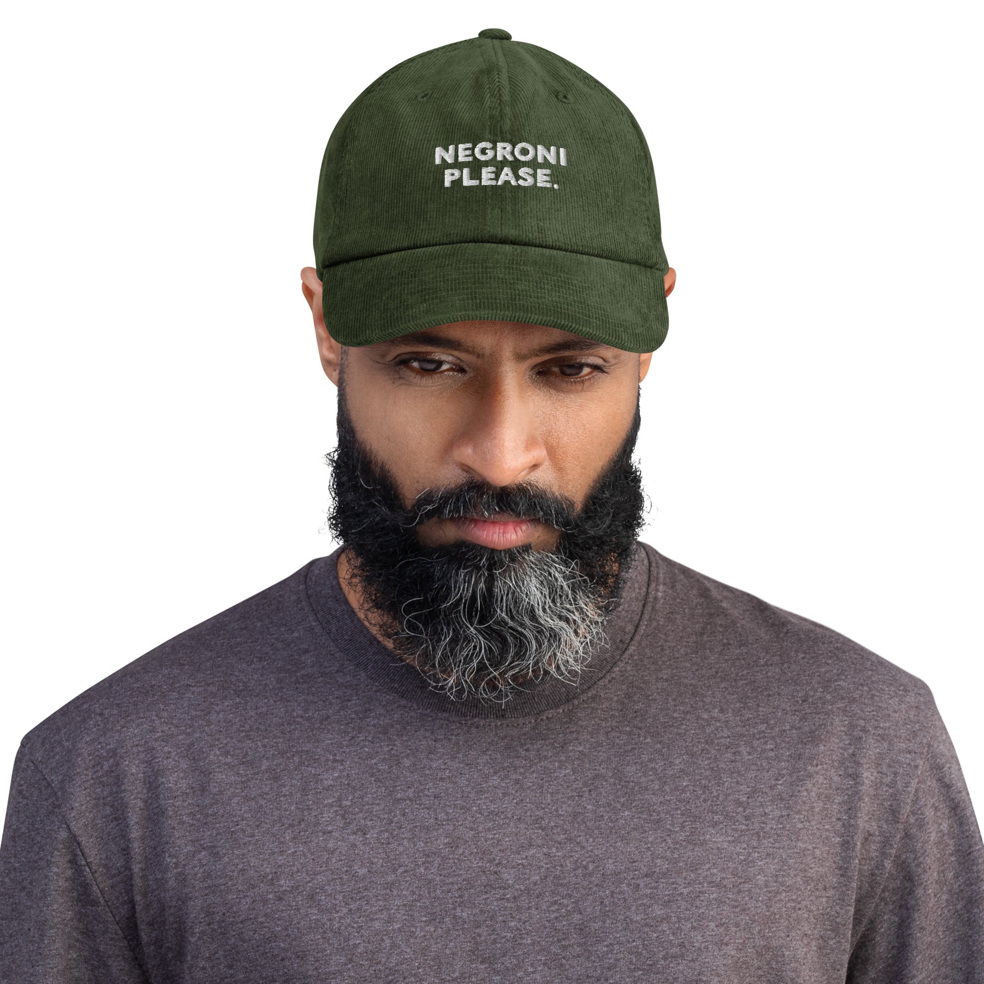 Negroni Please - Corduroy Cap - The Refined Spirit
