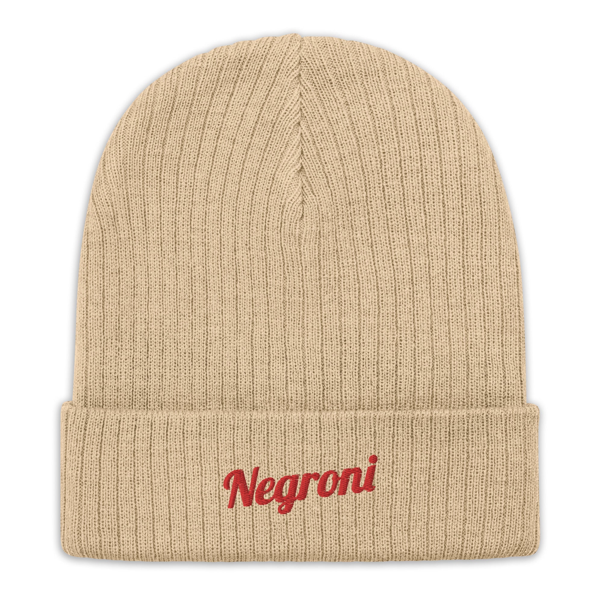 Negroni - Recycled Embroidered Beanie - The Refined Spirit