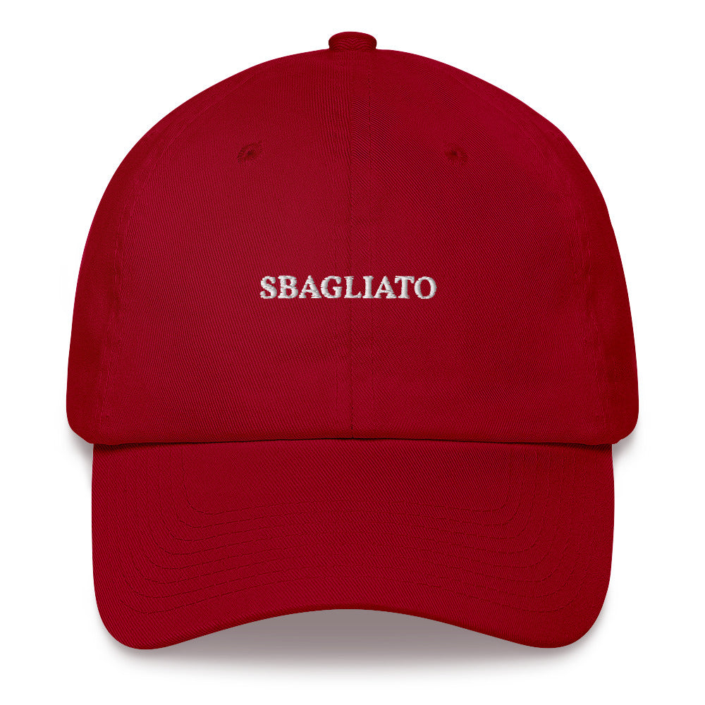 Sbagliato - Embroidered Cap - The Refined Spirit