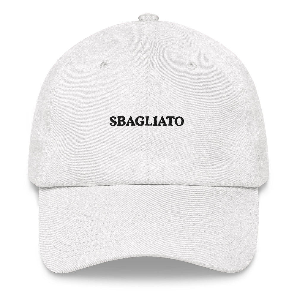 Sbagliato - Embroidered Cap - The Refined Spirit