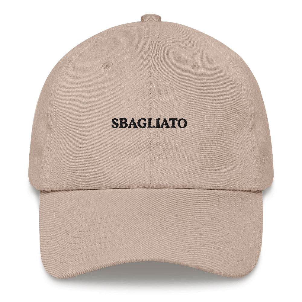 Sbagliato - Embroidered Cap - The Refined Spirit