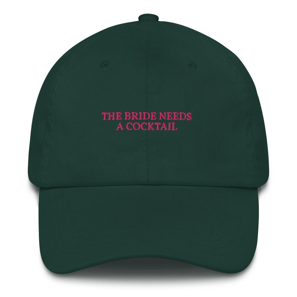 The Bride needs a Cocktail - Baseball Cap - The Refined Spirit