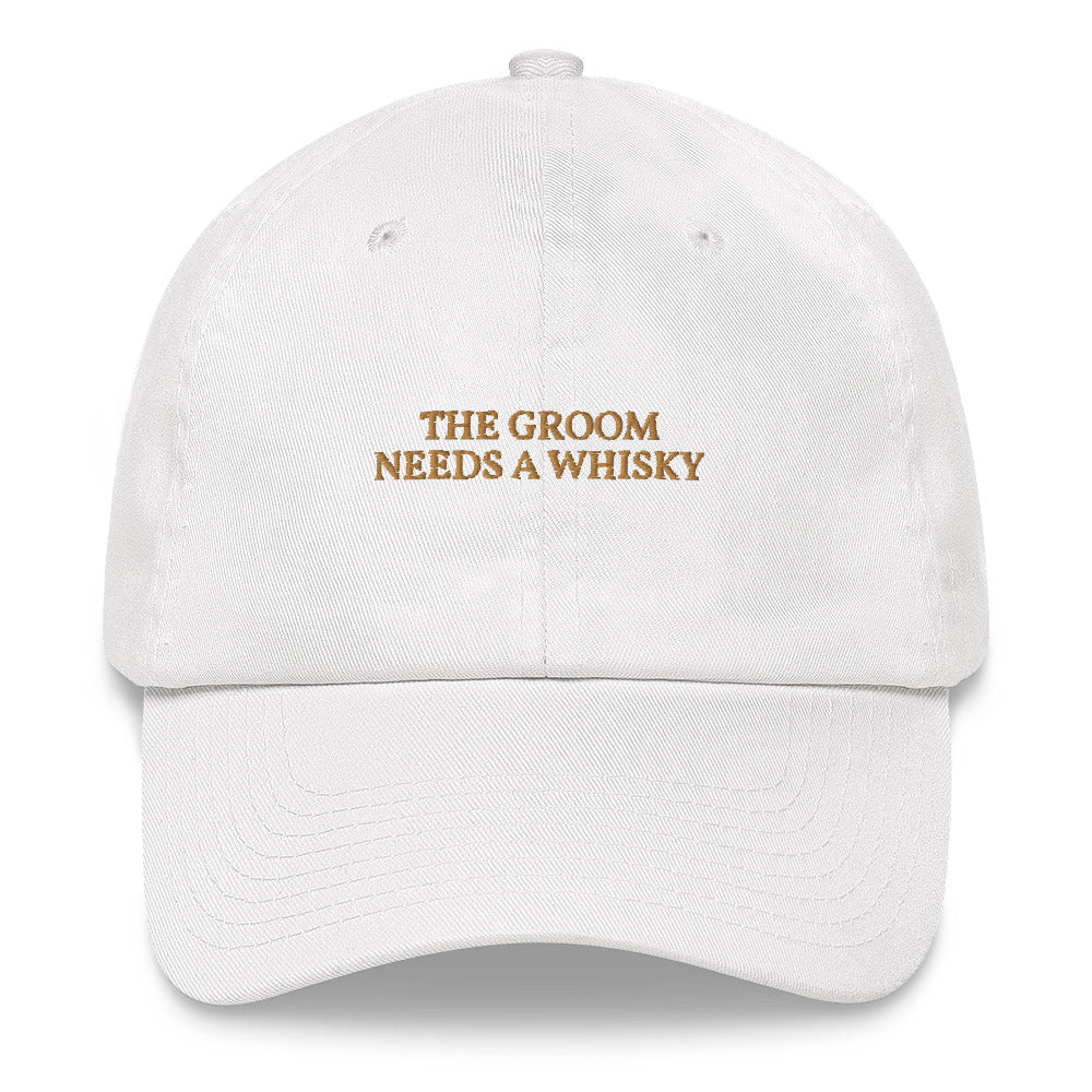 The Groom needs a Whisky - Embroidered Cap - The Refined Spirit
