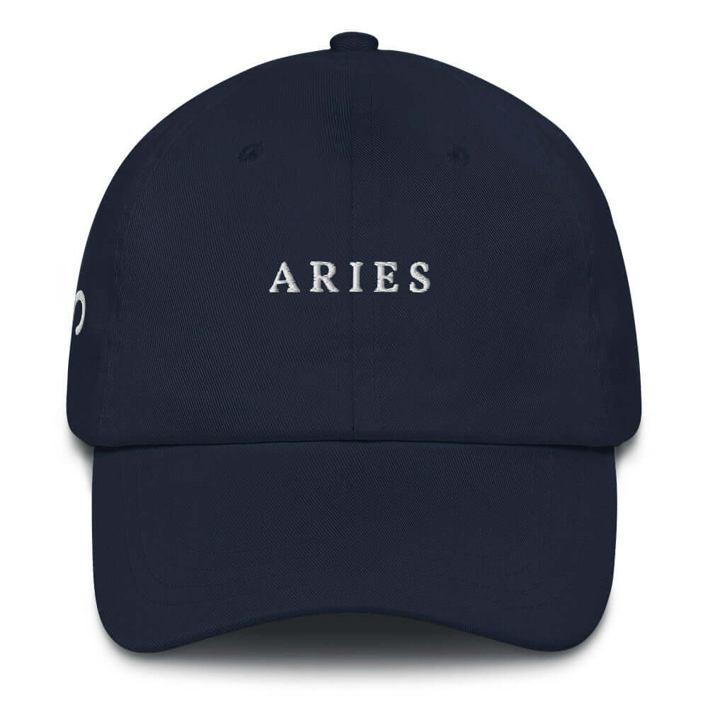 Aries - Embroidered Cap - The Refined Spirit