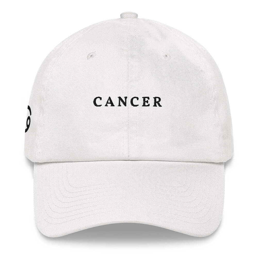 Cancer - Embroidered Cap - The Refined Spirit