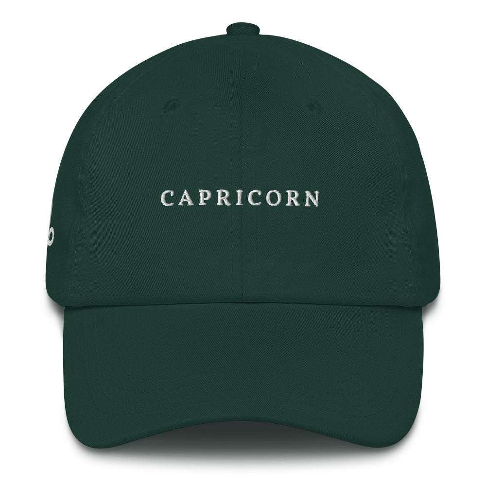 Capricorn - Embroidered Cap - The Refined Spirit