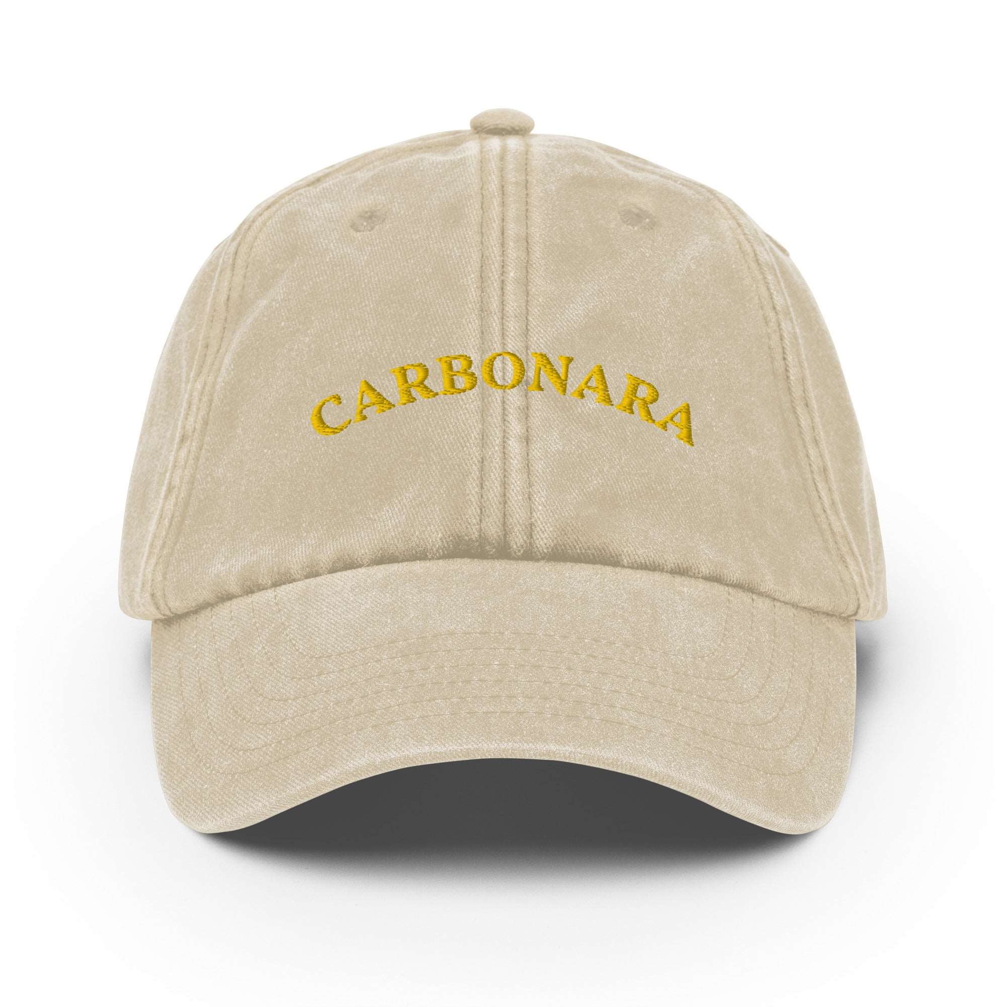 Carbonara Vintage Cap - The Refined Spirit