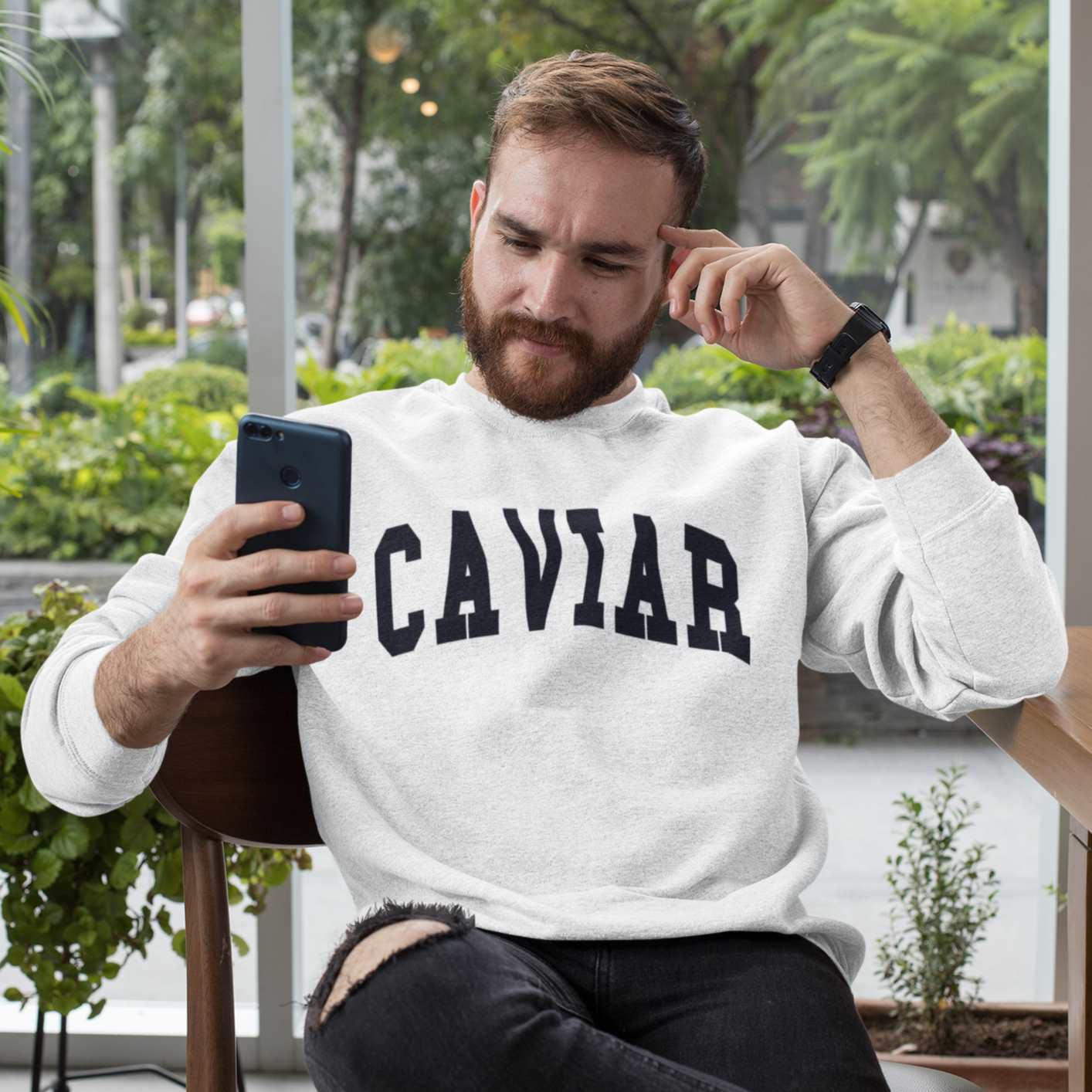 Caviar - Organic Sweatshirt