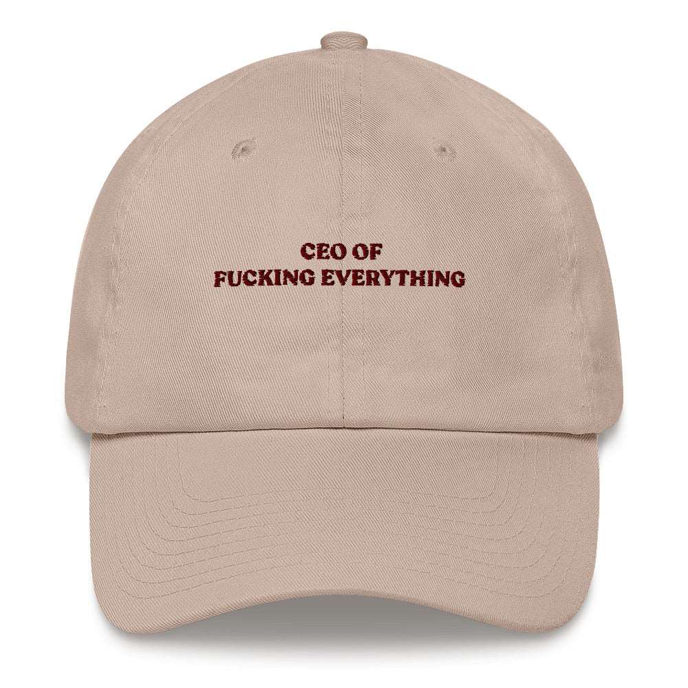 CEO of fucking everything - Cap - The Refined Spirit