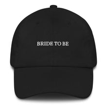 Load image into Gallery viewer, Bride to be - Embroidered Cap
