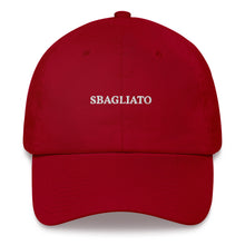 Load image into Gallery viewer, Sbagliato - Embroidered Cap
