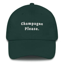 Load image into Gallery viewer, Champagne Please. - Embroidered Cap
