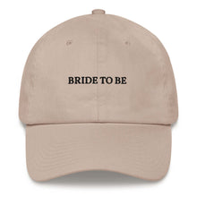 Load image into Gallery viewer, Bride to be - Embroidered Cap
