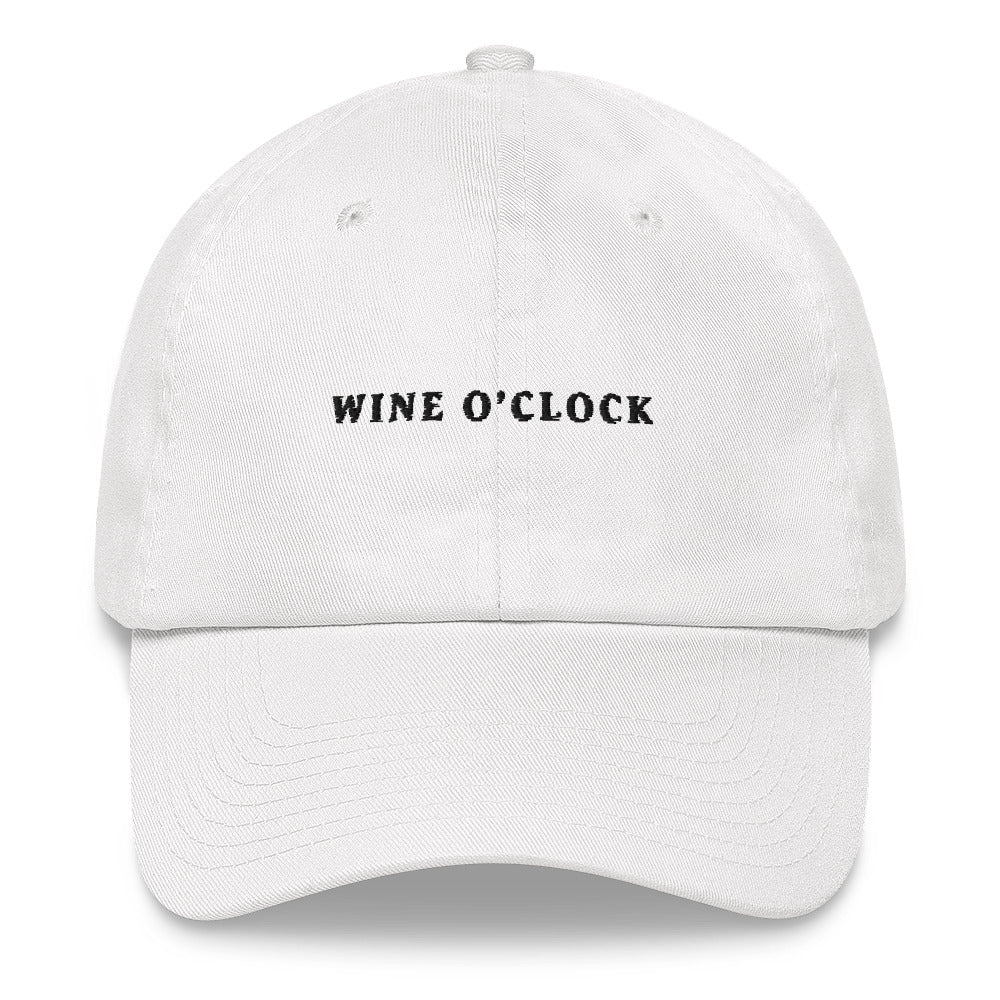 Wine O'clock - Embroidered Dad Cap