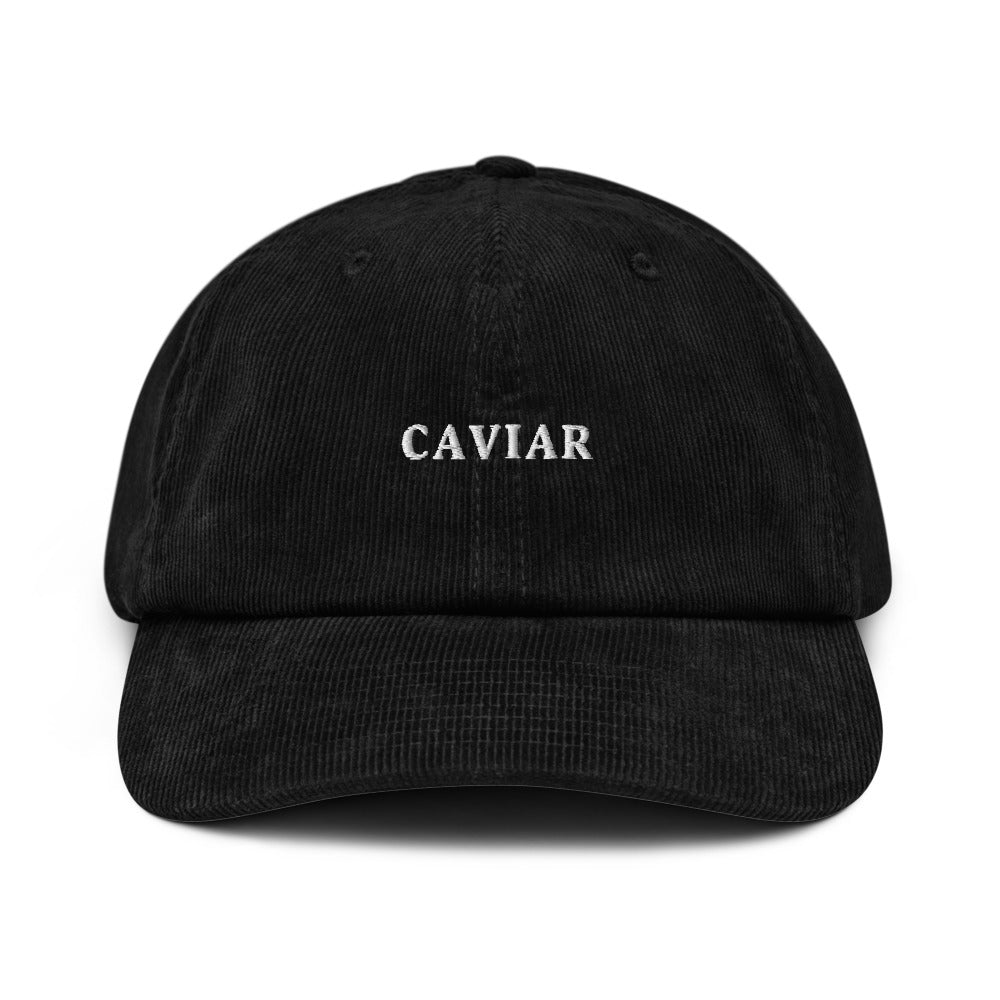 Caviar - Corduroy Embroidered Cap