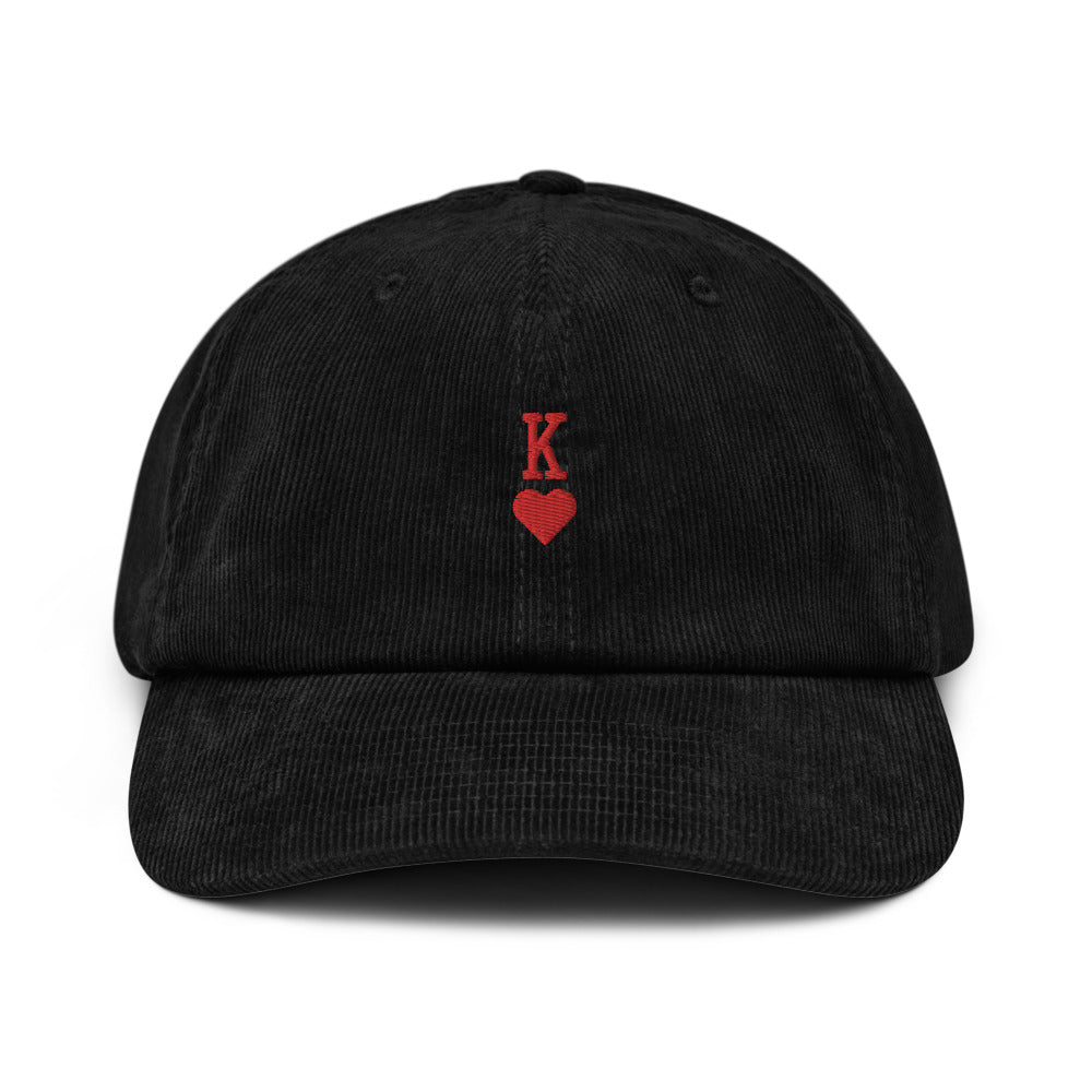 King - Corduroy Embroidered Cap