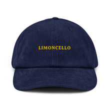 Load image into Gallery viewer, Limoncello - Corduroy Embroidered Cap
