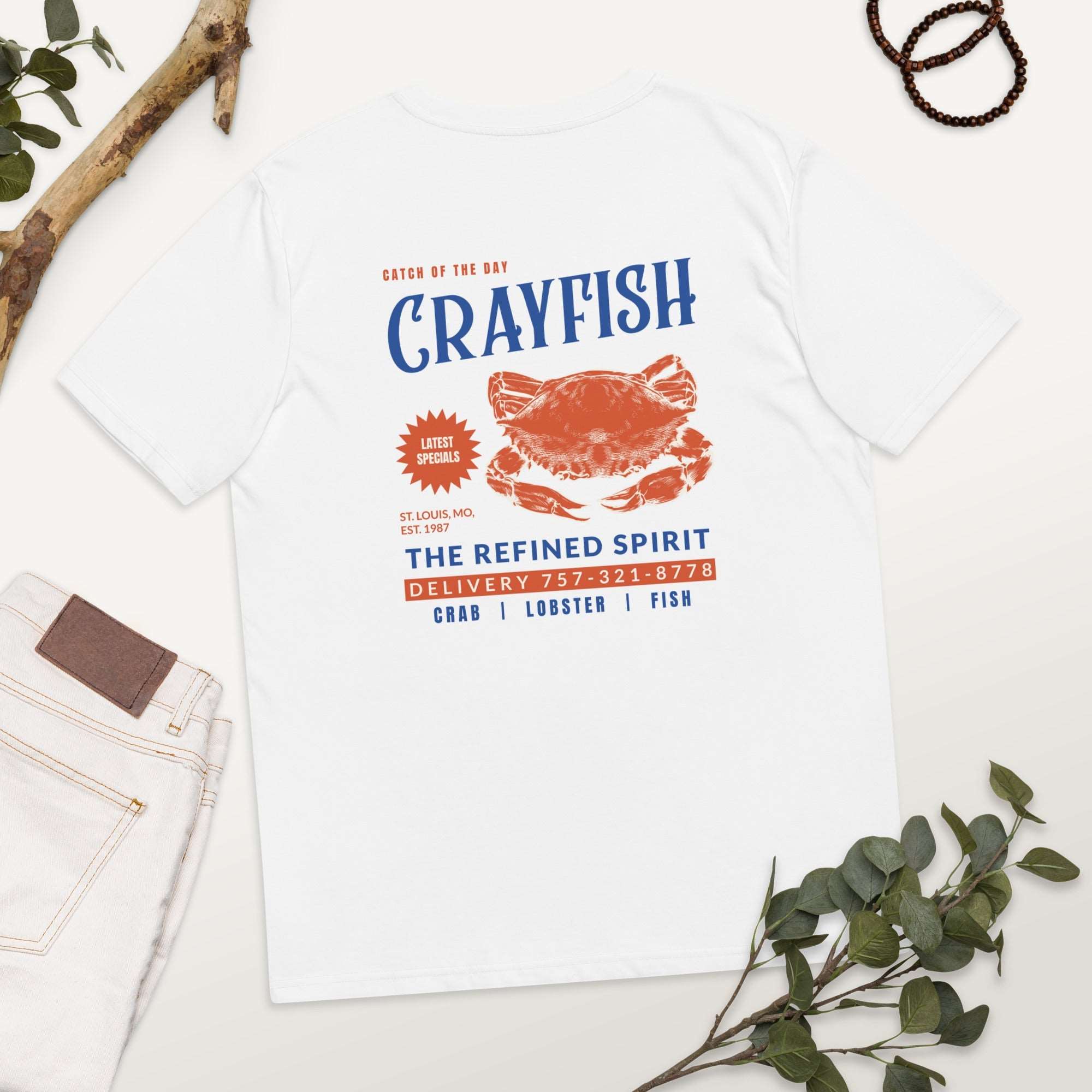 Crayfish - Organic T-shirt - The Refined Spirit