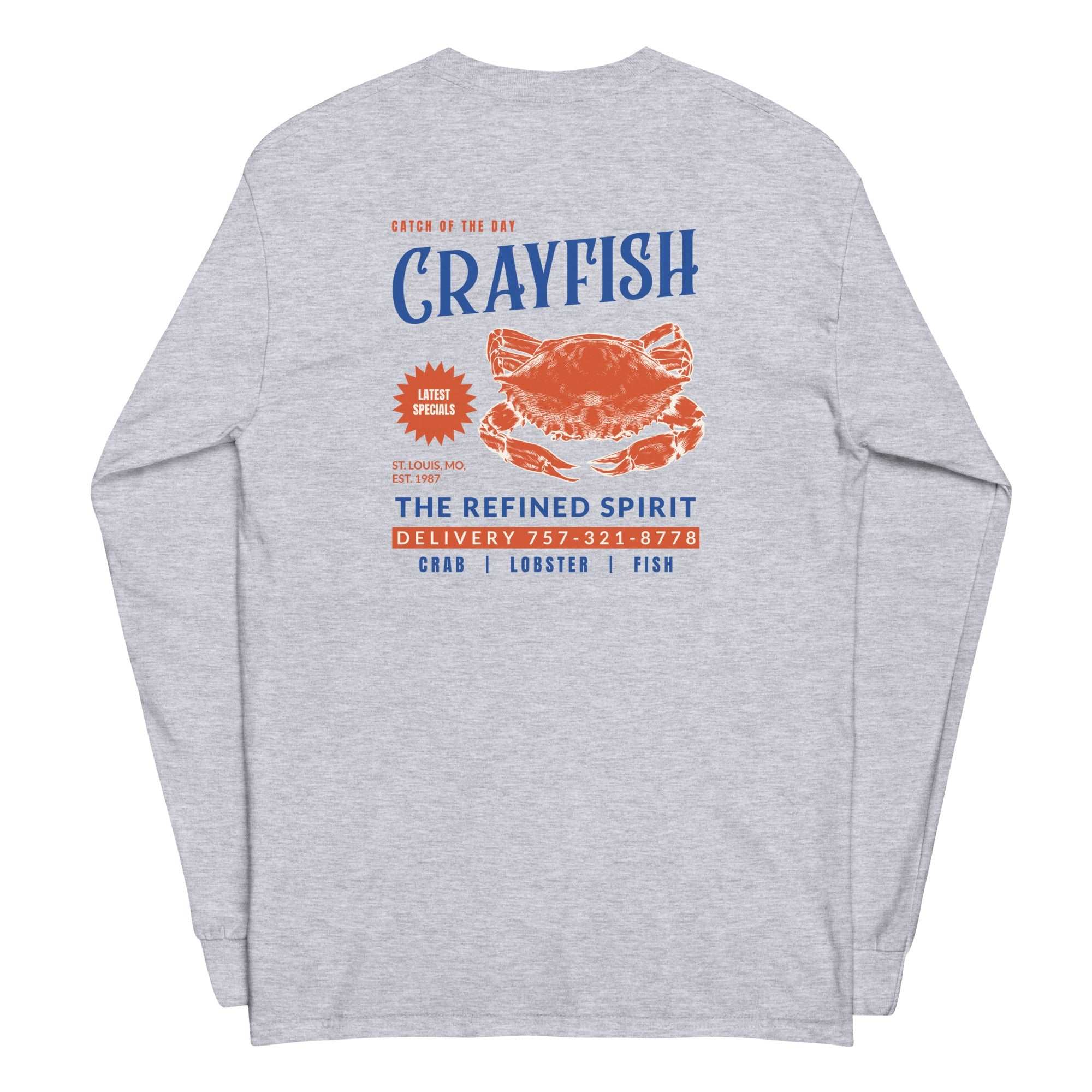 Crayfish - Unisex Long Sleeve Shirt - The Refined Spirit