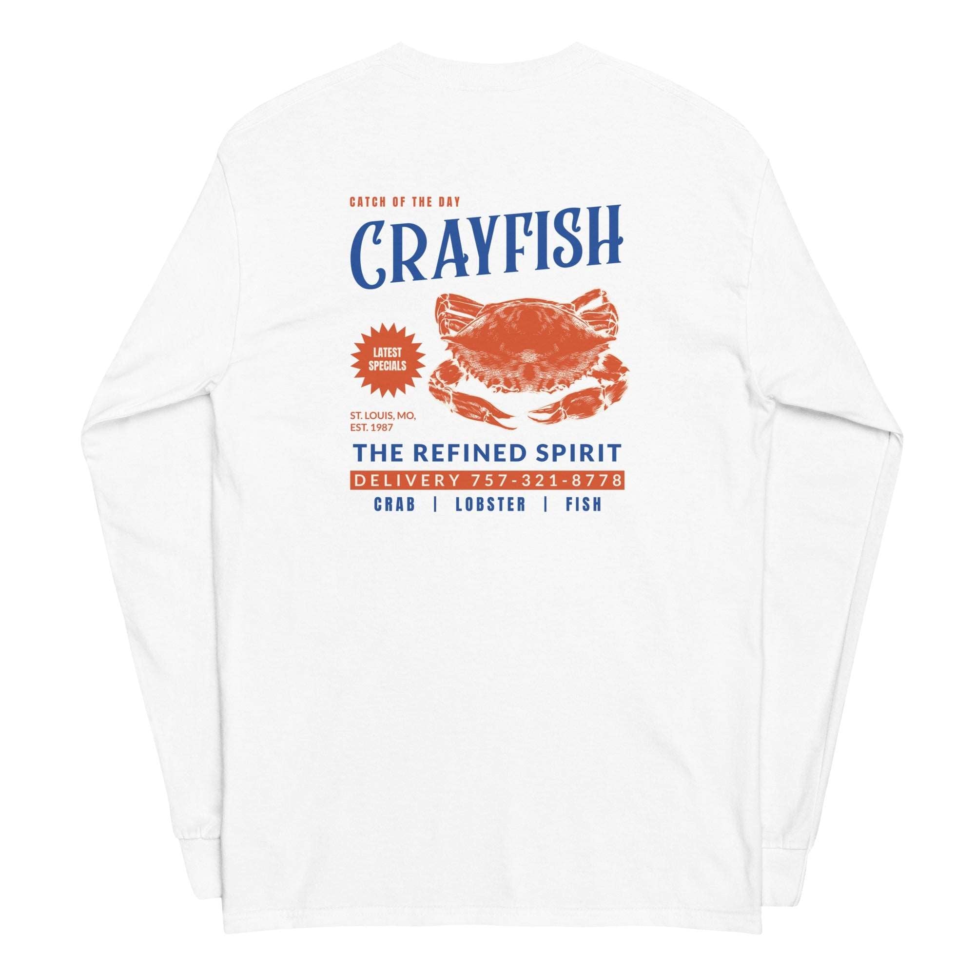 Crayfish - Unisex Long Sleeve Shirt - The Refined Spirit
