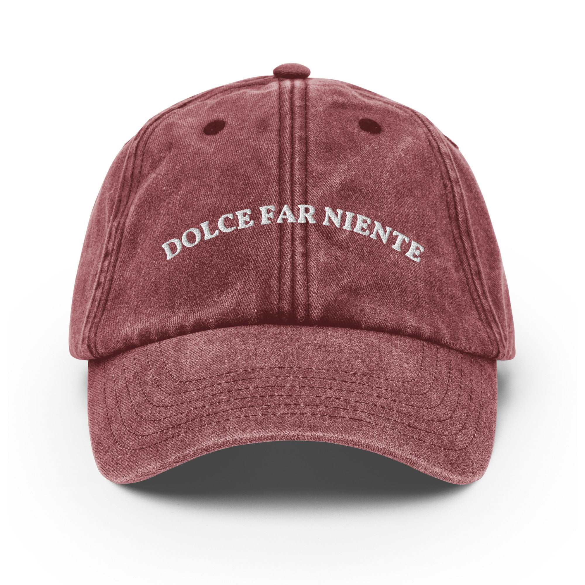 Dolce Far Niente Vintage Cap - The Refined Spirit