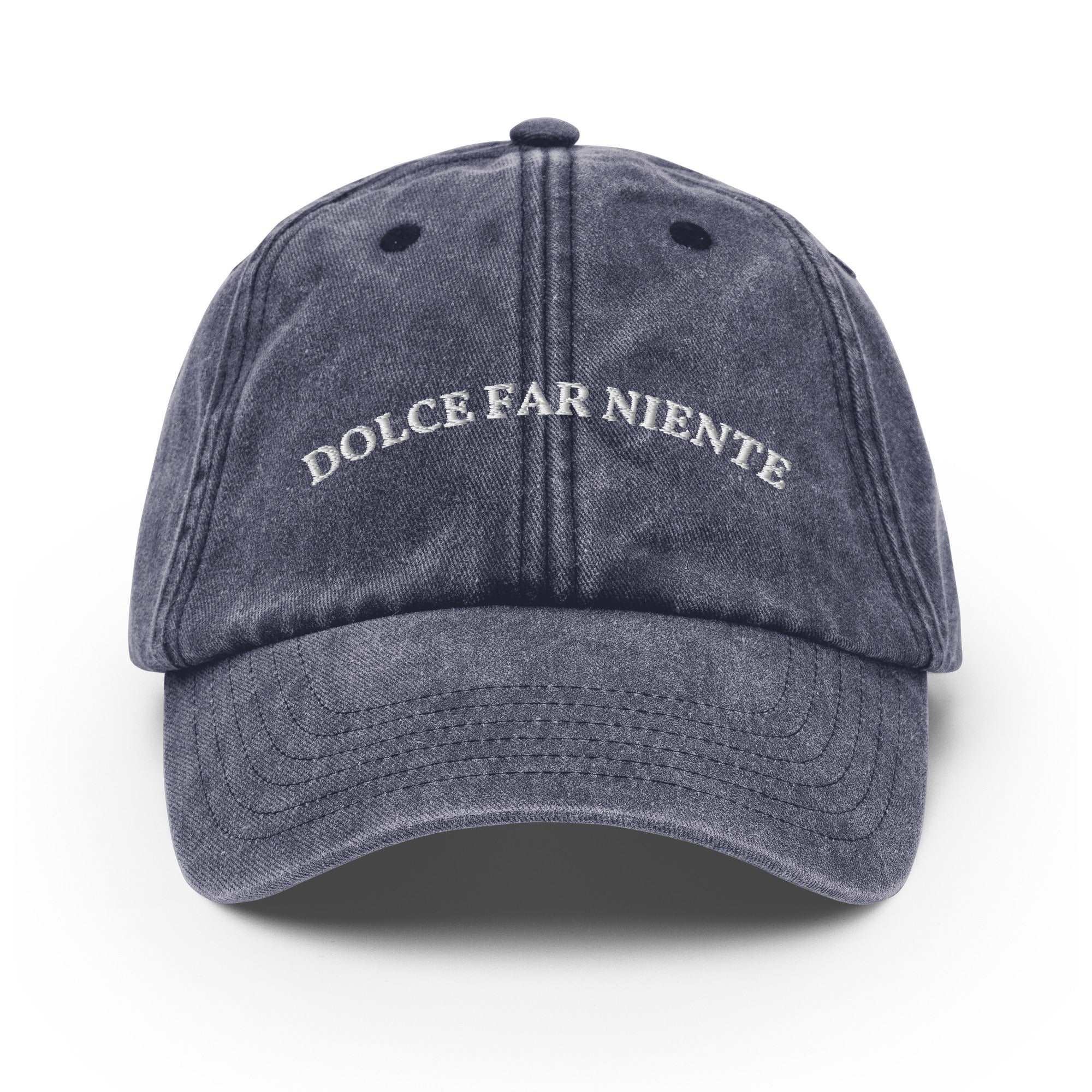 Dolce Far Niente Vintage Cap - The Refined Spirit