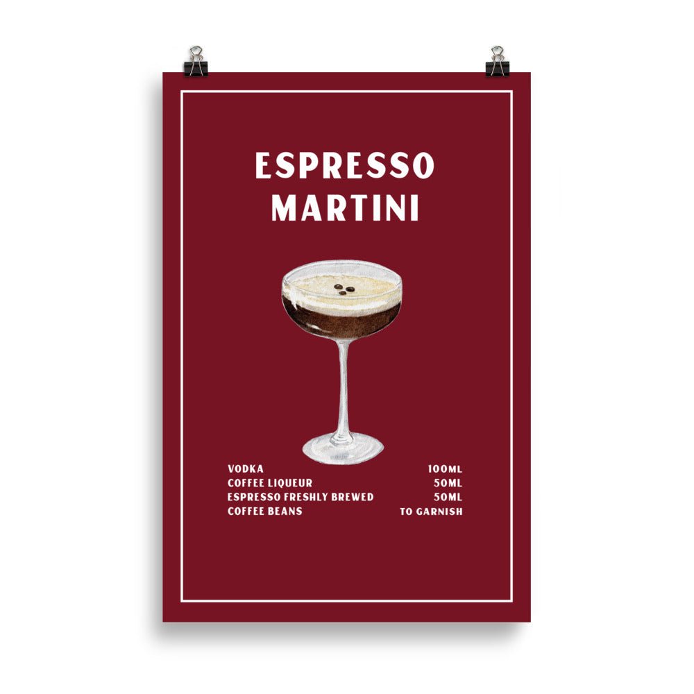 Espresso Martini Print - The Refined Spirit