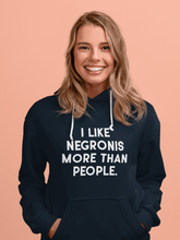 Load image into Gallery viewer, I like negroni more than people - Organic Unisex Hoodie
