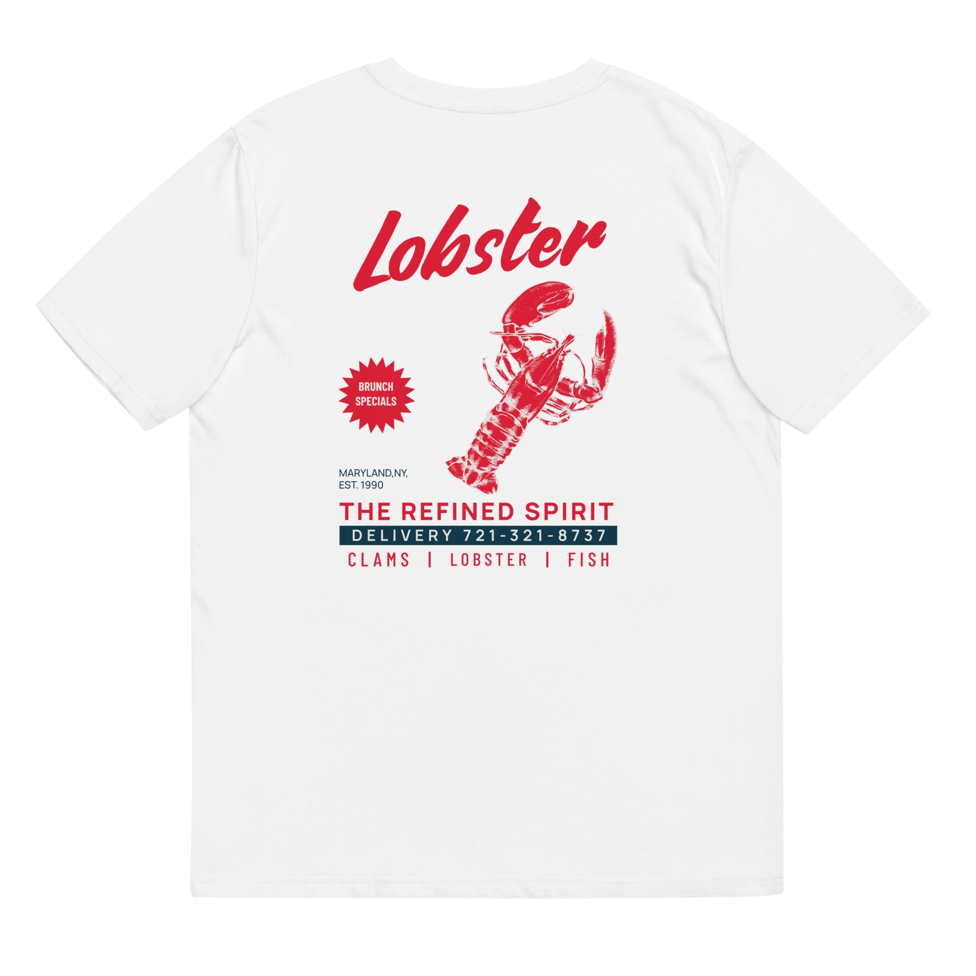 Lobster - Organic T-shirt - The Refined Spirit