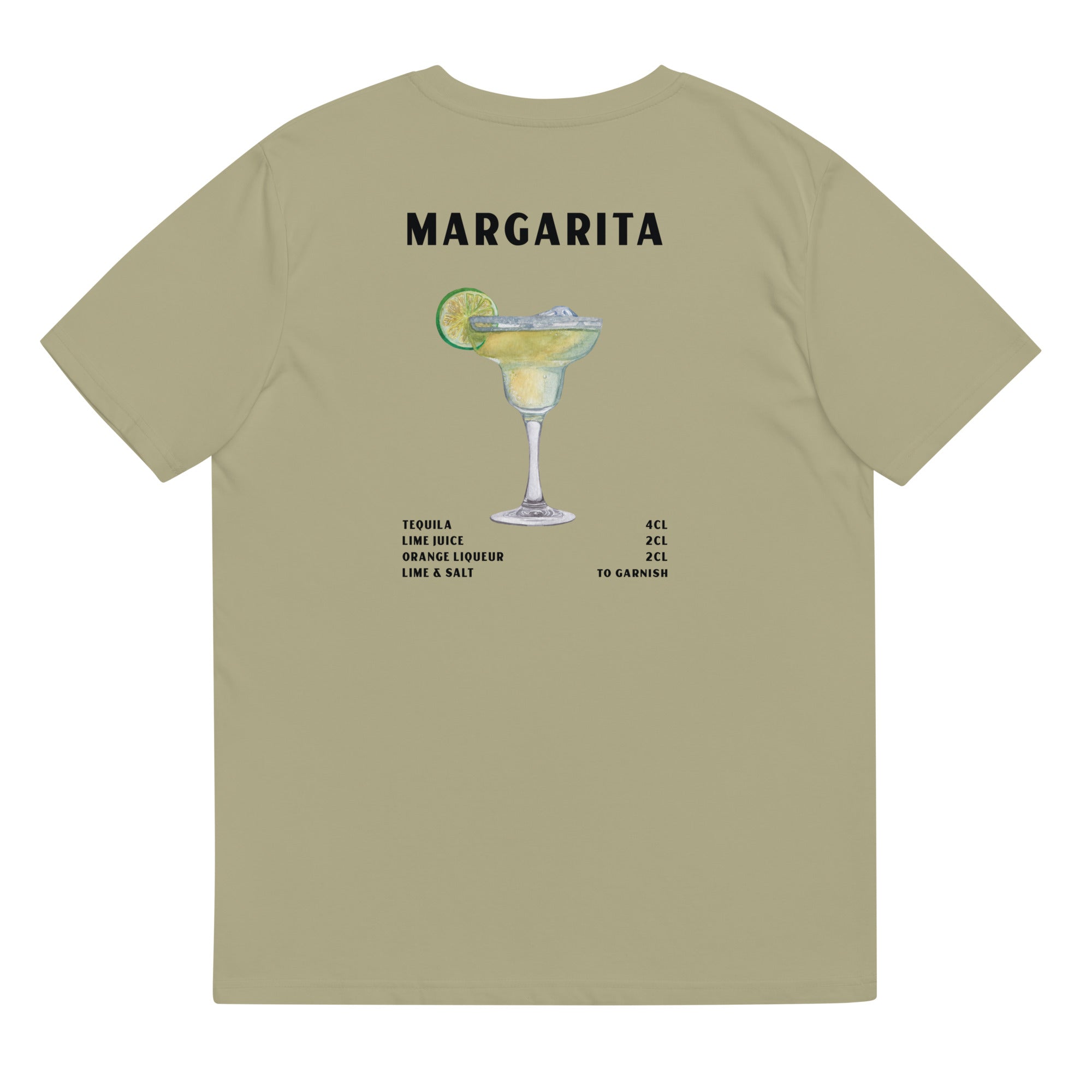 Margarita Cocktail List - Organic T-shirt - The Refined Spirit
