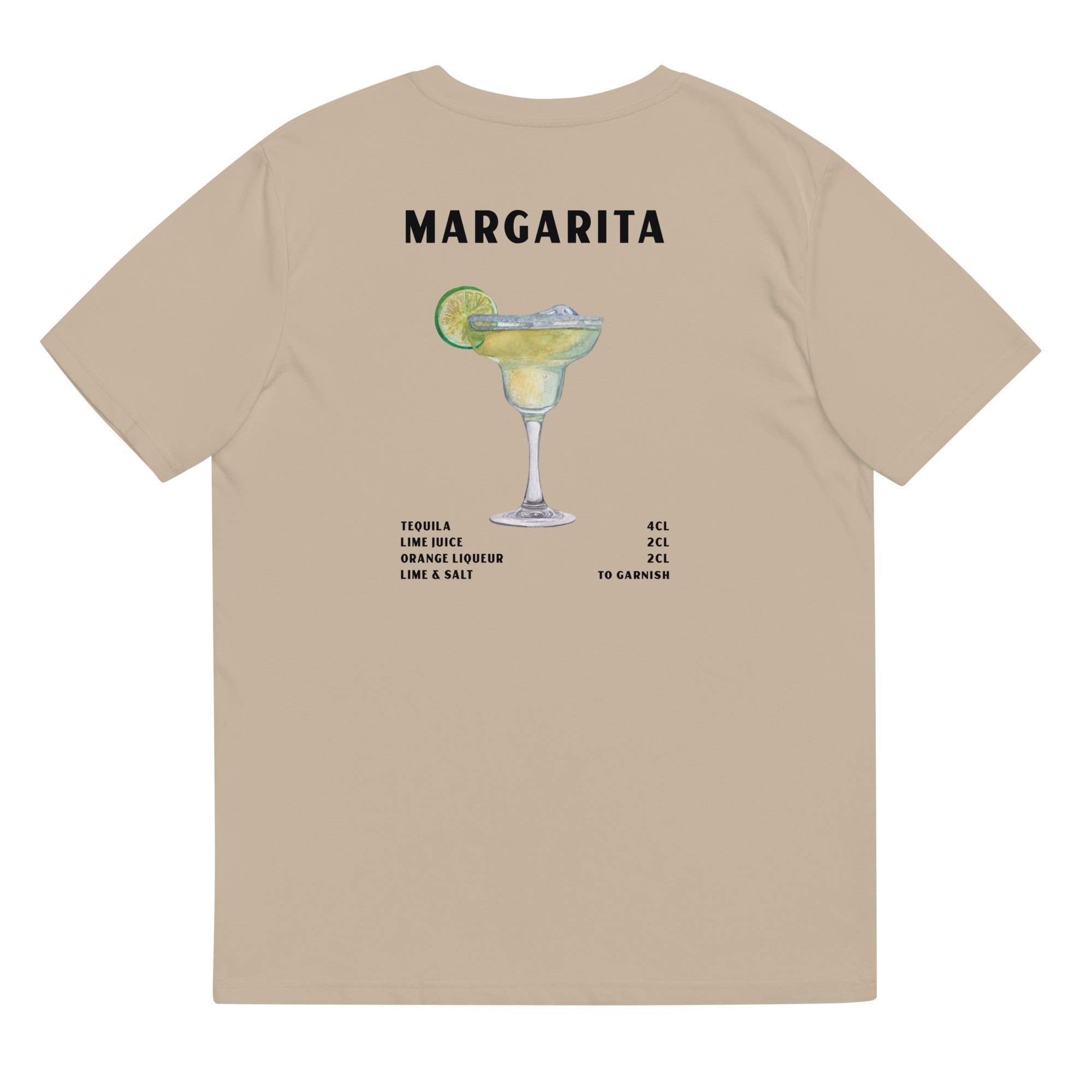 Margarita Cocktail List - Organic T-shirt - The Refined Spirit