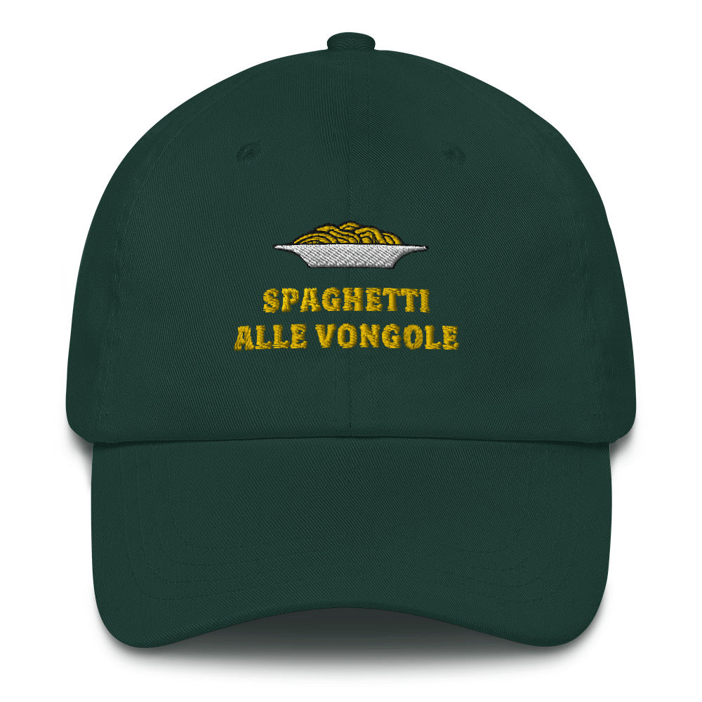 Spaghetti Alle Vongole Embroidered Cap