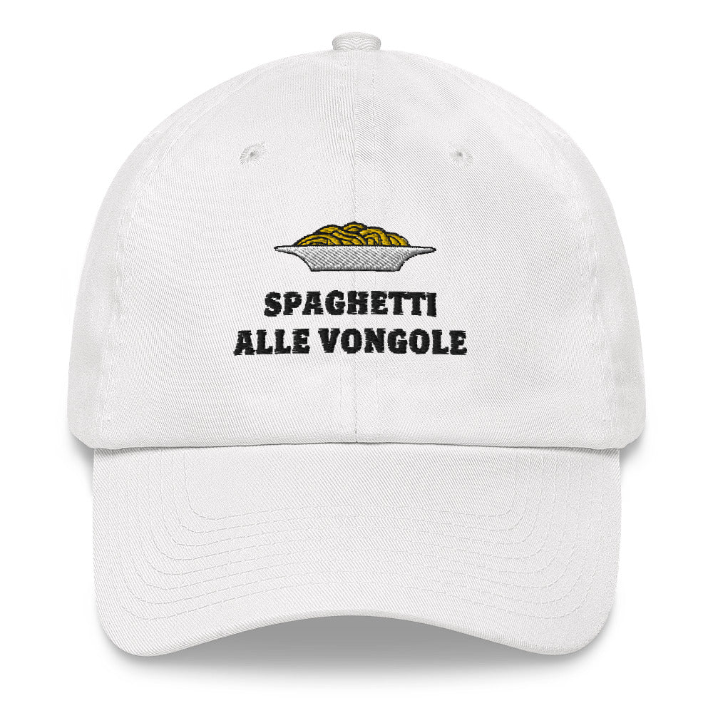 Spaghetti Alle Vongole Embroidered Cap