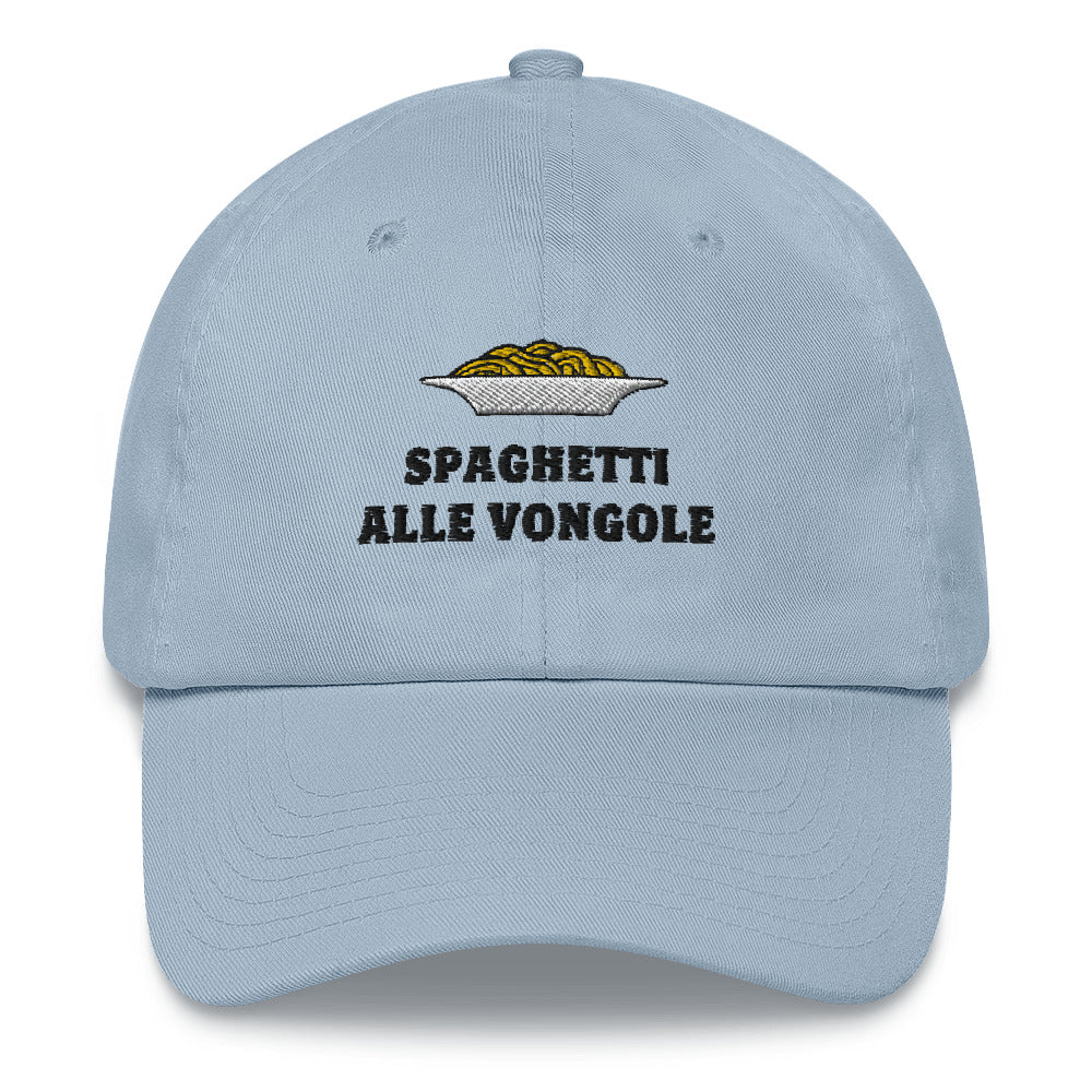 Spaghetti Alle Vongole Embroidered Cap