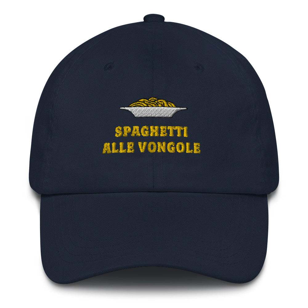 Spaghetti Alle Vongole Embroidered Cap