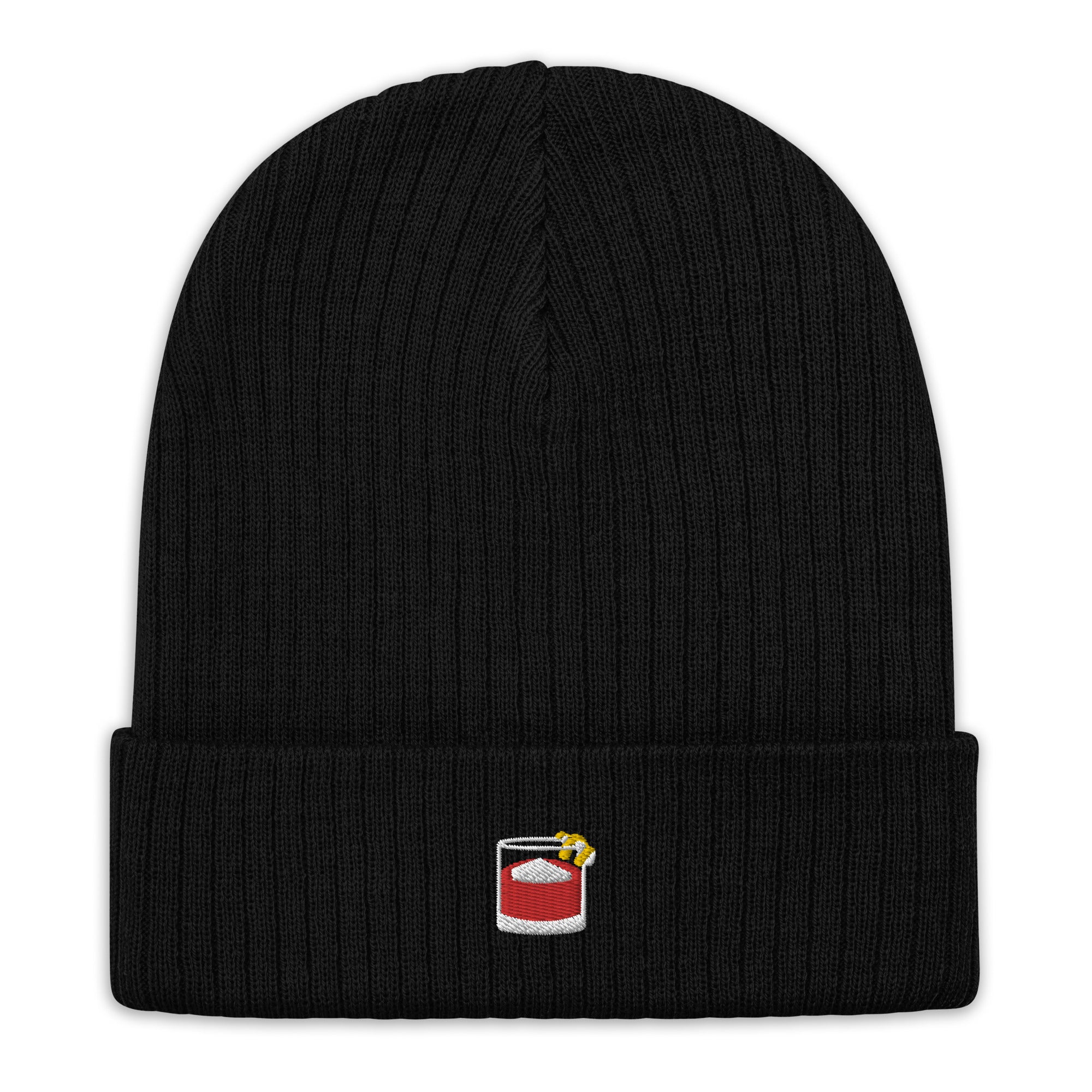 Negroni Glass - Embroidered Beanie - The Refined Spirit