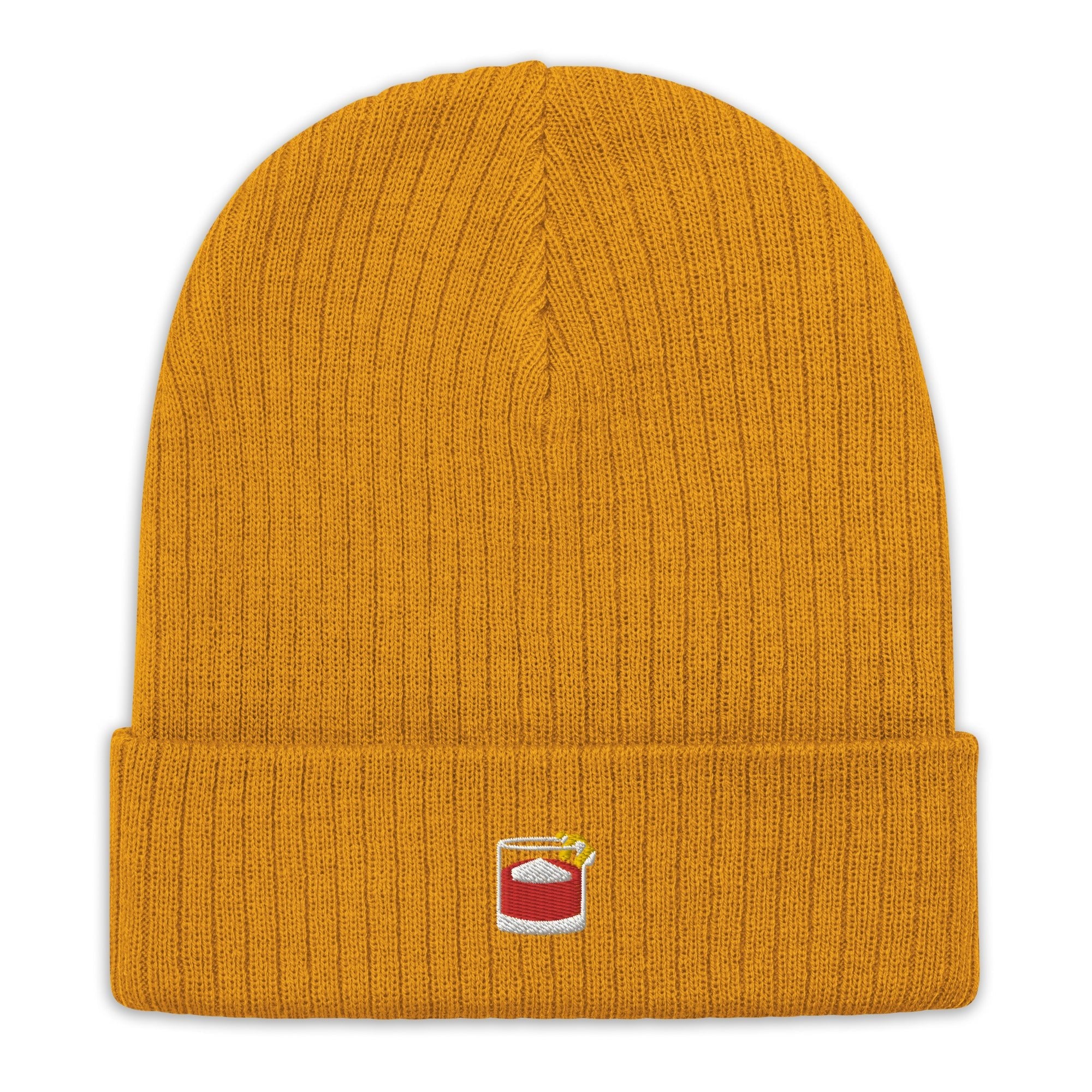 Negroni Glass - Embroidered Beanie - The Refined Spirit