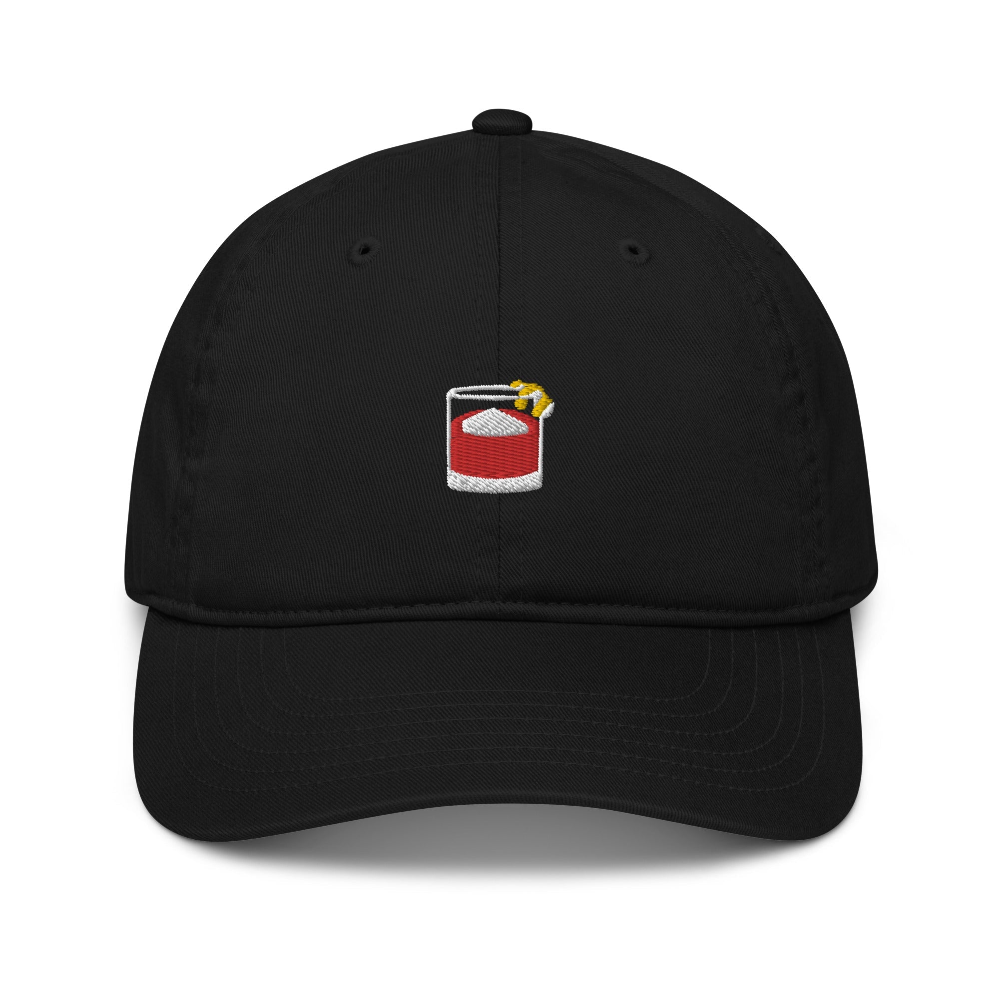 Negroni Glass - Organic Embroidered Cap - The Refined Spirit