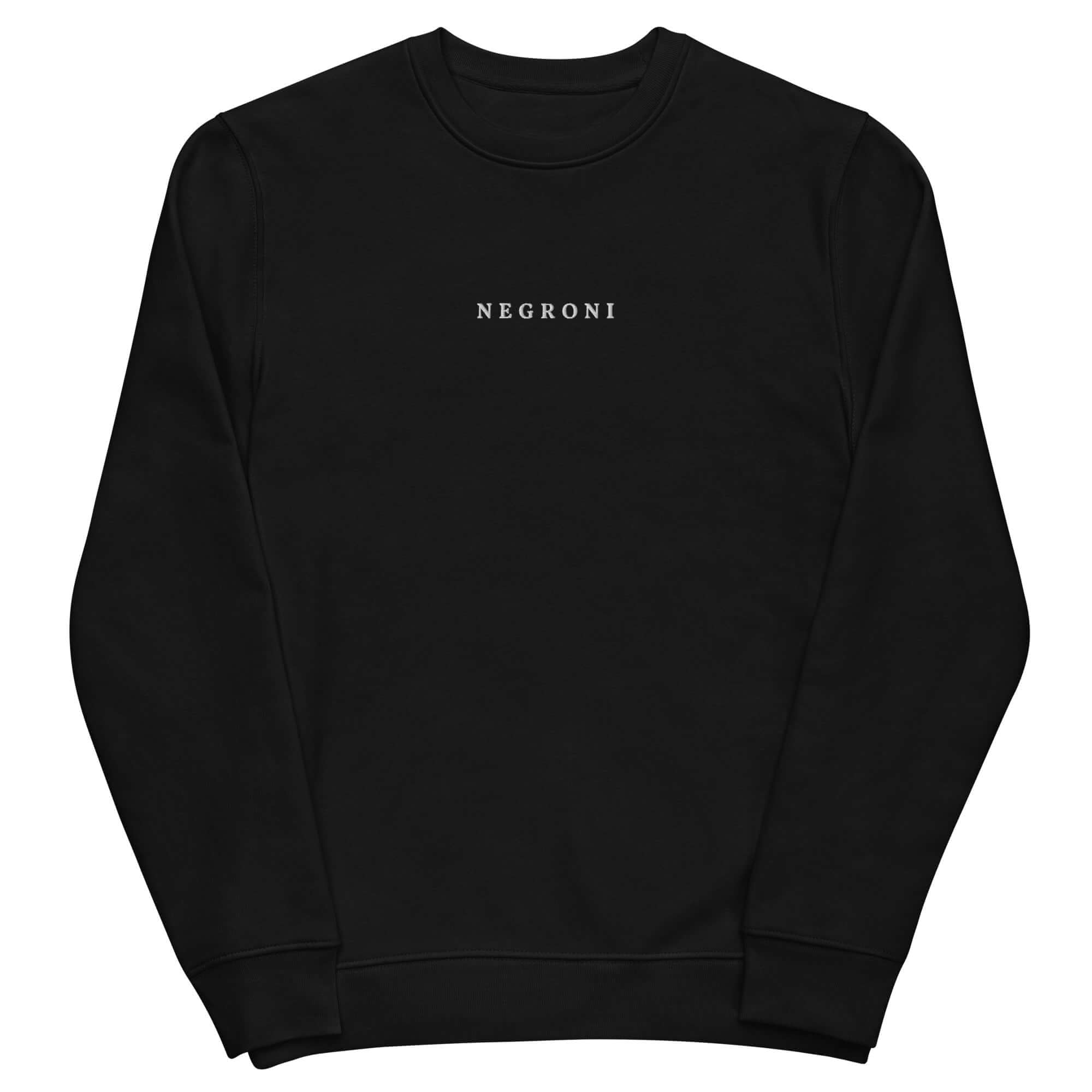 Negroni - Organic Embroidered Sweatshirt - The Refined Spirit