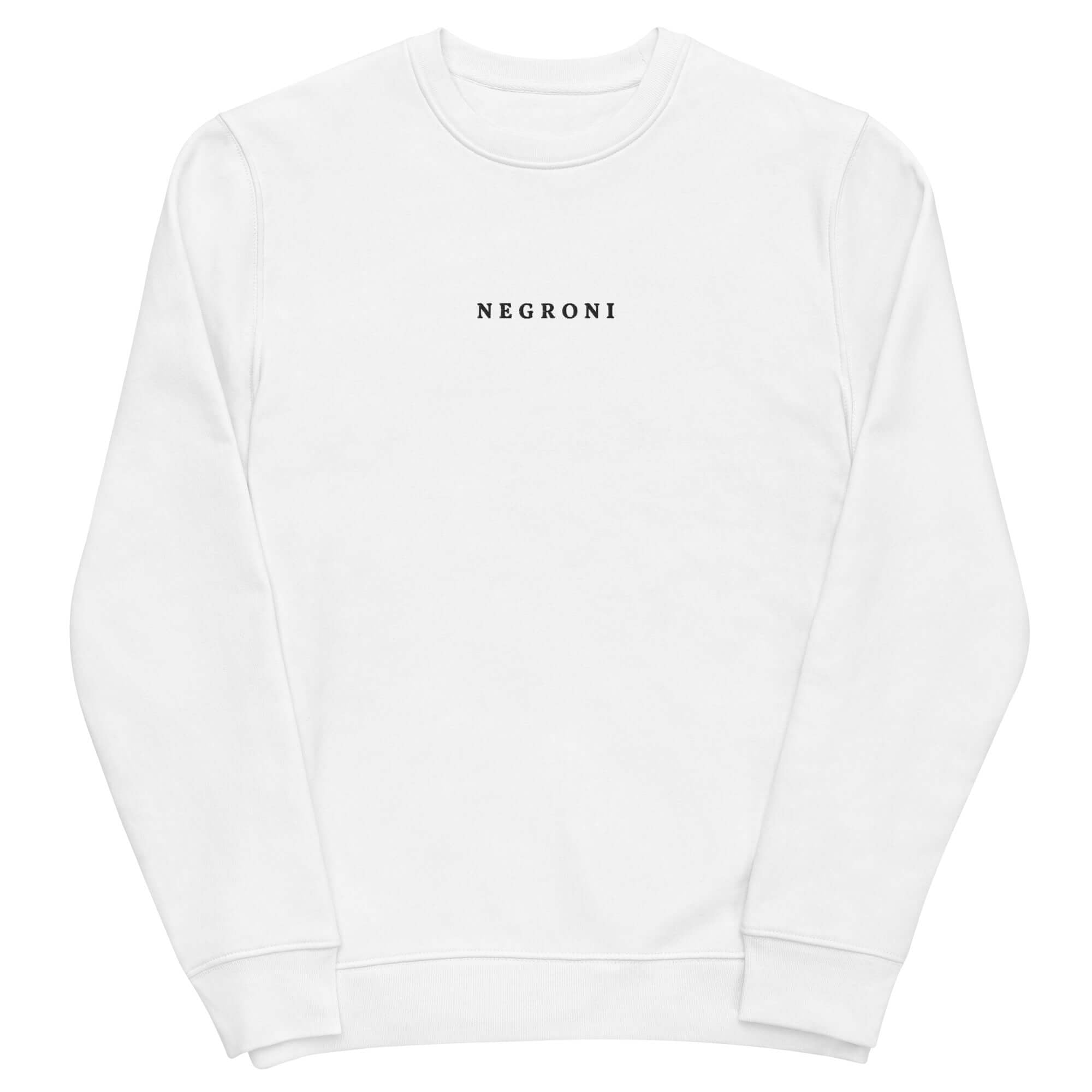 Negroni - Organic Embroidered Sweatshirt - The Refined Spirit