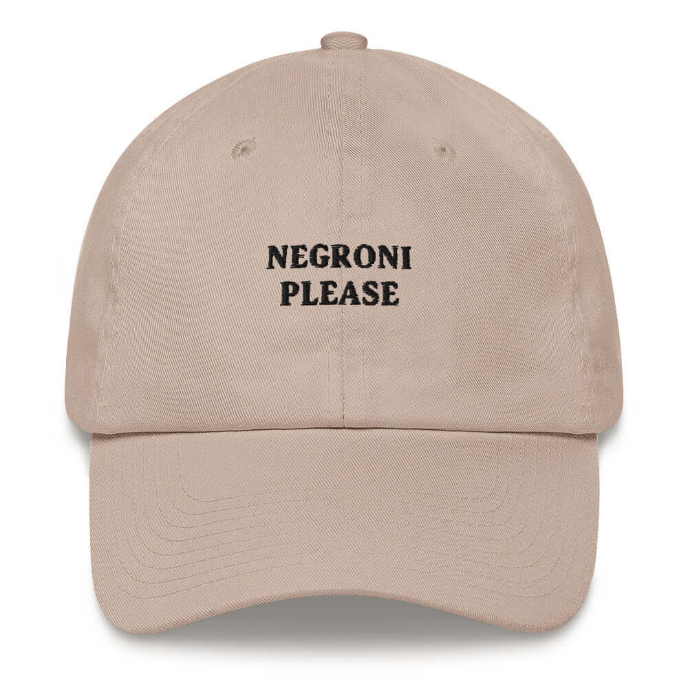 Negroni Please Cap - The Refined Spirit