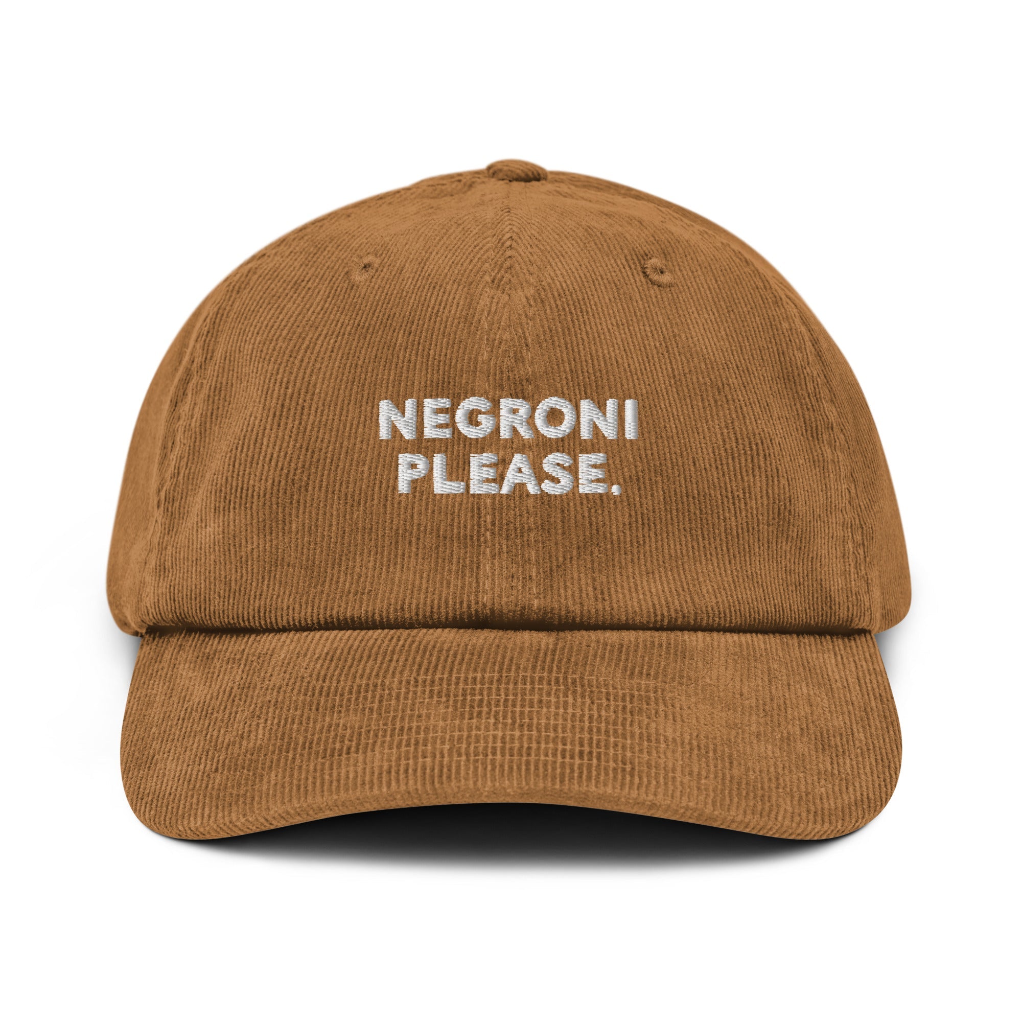 Negroni Please - Corduroy Cap - The Refined Spirit