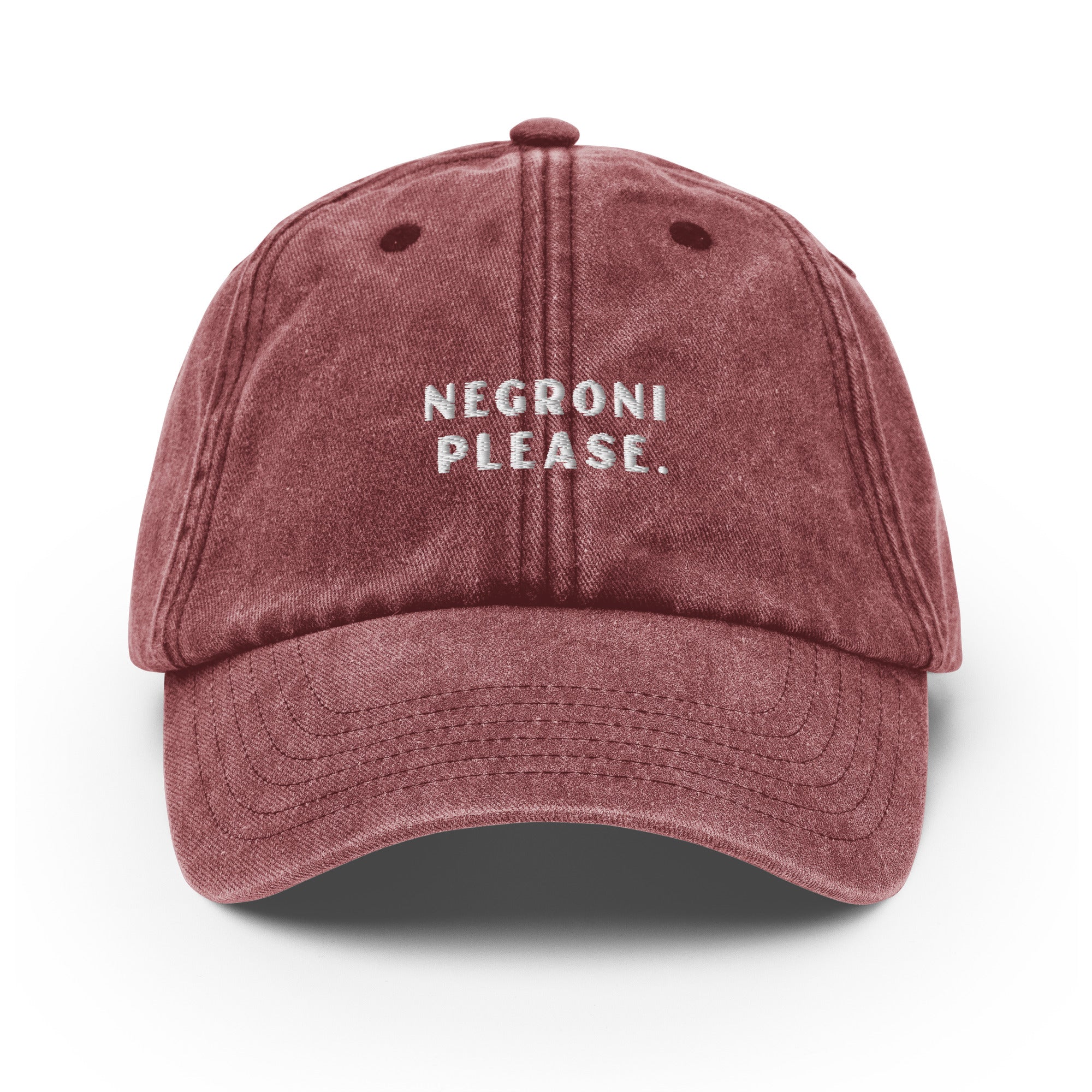 Negroni Please Vintage Cap - The Refined Spirit