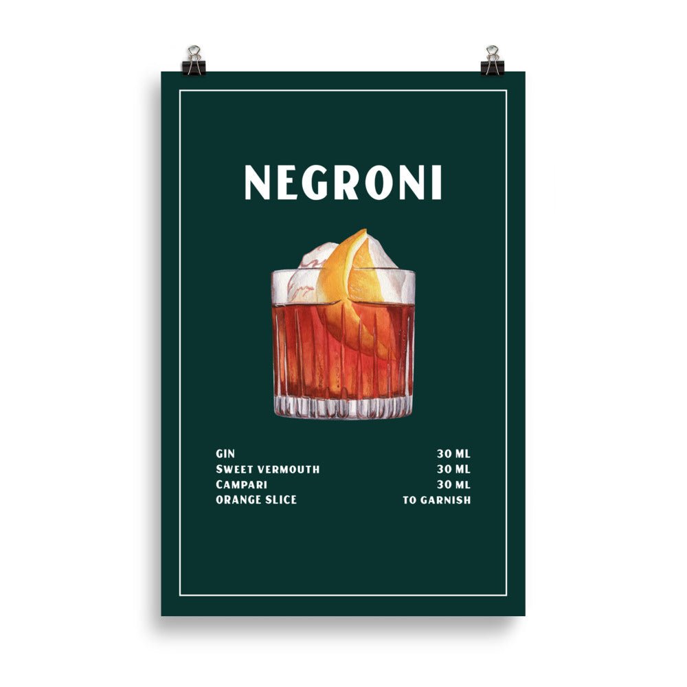 Negroni Print - The Refined Spirit
